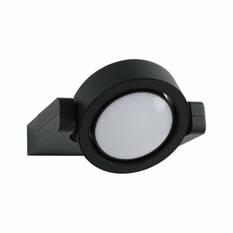 Paulmann Outdoor Wandleuchte Swivea Anthrazit IP44 8W 230V Warmweiß mit kardanisch 360° beweglichem Lichtkopf