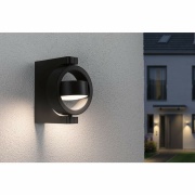 Outdoor Wandleuchte Swivea Anthrazit IP44 8W 230V Warmweiß mit kardanisch 360° beweglichem Lichtkopf