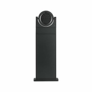 Outdoor Pollerleuchte Swivea Anthrazit IP44 8W 230V Warmweiß mit kardanisch 360° beweglichem Lichtkopf