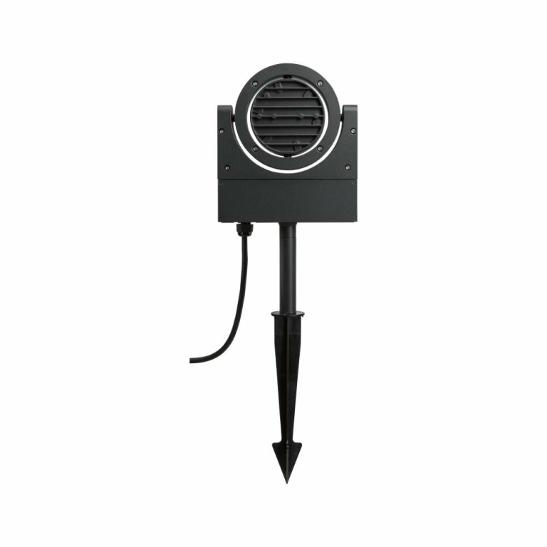 Paulmann Outdoor Spotleuchte Swivea Anthrazit IP44 8W 230V Warmweiß mit kardanisch 360° beweglichem Lichtkopf