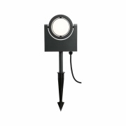 Outdoor Spotleuchte Swivea Anthrazit IP44 8W 230V Warmweiß mit kardanisch 360° beweglichem Lichtkopf