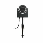 Outdoor Spotleuchte Swivea Anthrazit IP44 8W 230V Warmweiß mit kardanisch 360° beweglichem Lichtkopf