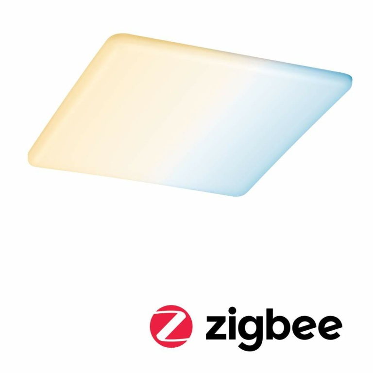 Paulmann Smart Home Zigbee LED Einbaupanel Veluna VariFit Tunable White 215mm x 215mm IP44 17W