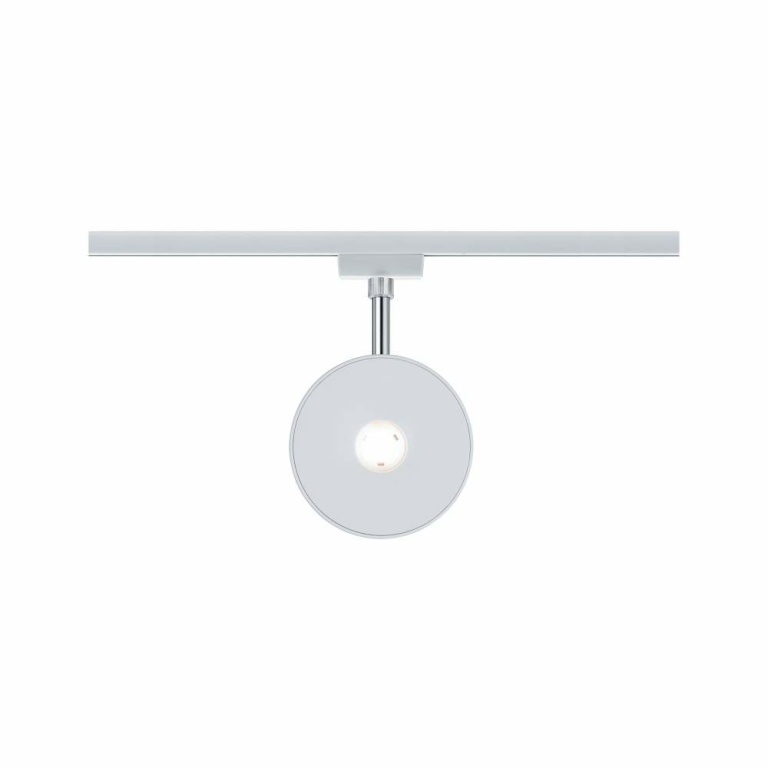 Paulmann URail LED Schienenspot Sphere 7W 493lm 2700K dimmbar weiß chrom (LED fest verbaut)