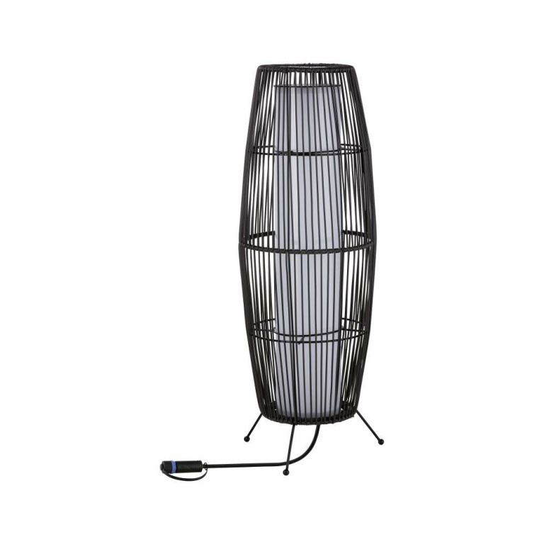 Paulmann Plug & Shine Lichtobjekt Basket 60cm IP44 3000K 8W Braun Rattan