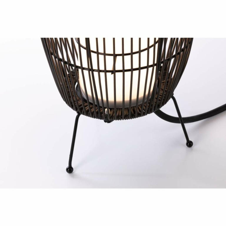 Paulmann Plug & Shine Lichtobjekt Basket 60cm IP44 3000K 8W Braun Rattan