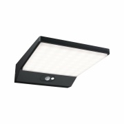 LED Außenwandleuchte Ronea Bewegungsmelder IP44 180x250mm 3000K 10,5W 680lm 230V Dunkelgrau Aluminium