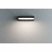 LED Außenwandleuchte Ronea Bewegungsmelder IP44 180x150mm 3000K 7,4W 400lm 230V Dunkelgrau Aluminium