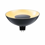 LED Reflektor Schwarz#Gold GU5,3 4,9W 1.900K