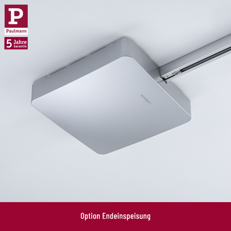 Paulmann URail ZigBee Mittel-Einspeisung Chrom matt Smart Home max. 300W