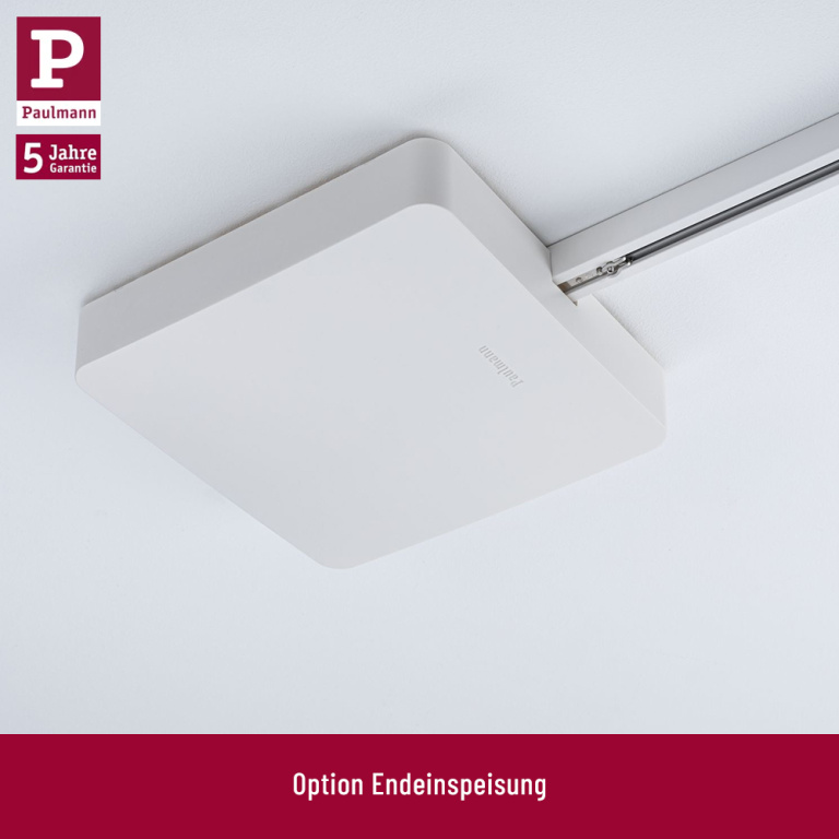 Paulmann URail ZigBee Mittel-Einspeisung Weiß Smart Home max. 300W