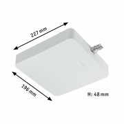 URail ZigBee Mittel-Einspeisung Weiß Smart Home max. 300W