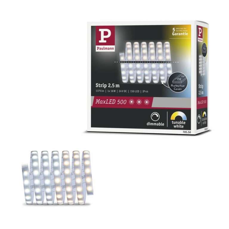 Paulmann MaxLED 500 Strip beschichtet 2,5m Tunable White