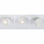 Einbauleuchte LED Spircle Weiß matt 8,0W 3.000K 36°