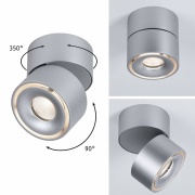 Aufbauleuchte LED Spircle Chrom matt 8,0W 3.000K 36°