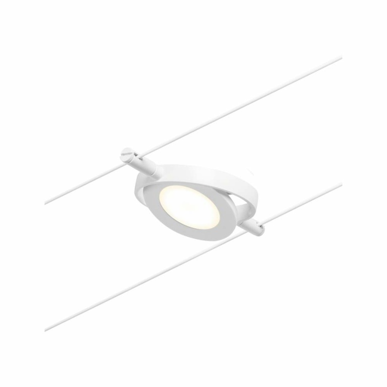 Paulmann LED Seilsystem RoundMac Basisset 5x280lm 5x4,5W 3000K 230/12V Weiß/Chrom