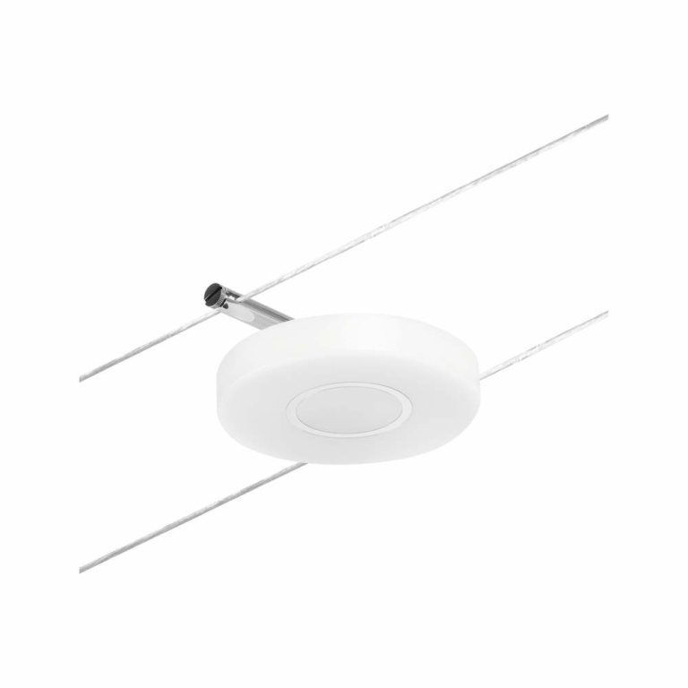 Paulmann LED Seilsystem DiscLED Basisset 5x300lm 5x4,5W 3000K 230/12V Chrom matt/Chrom