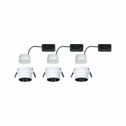 Einbauleuchte LED Gil 6W Weiß matt#Schwarz matt IP44 2.700K 3-Stufen-dimmbar