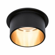 Einbauleuchte LED Gil 6W Schwarz matt#Gold IP44 2.700K 3-Stufen-dimmbar