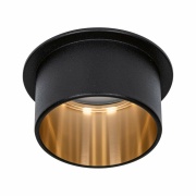 Einbauleuchte LED Gil 6W Schwarz matt#Gold IP44 2.700K 3-Stufen-dimmbar