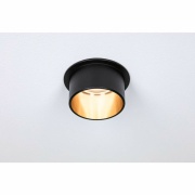 Einbauleuchte LED Gil 6W Schwarz matt#Gold IP44 2.700K 3-Stufen-dimmbar