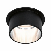 Einbauleuchte LED Gil 6W Schwarz matt#Eisen gebürstet IP44 2.700K 3-Stufen-dimmbar