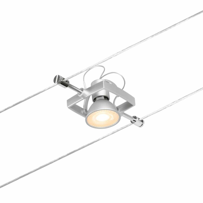 Paulmann Seilsystem Mac II Basisset GU5,3 max. 5x10W 230/12V Chrom matt