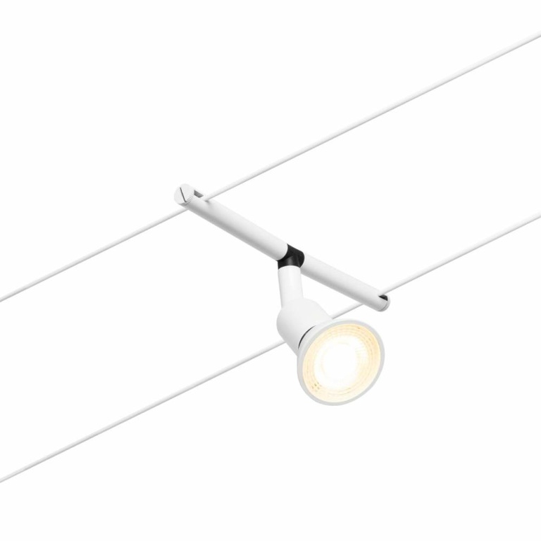 Paulmann Seilsystem Salt Basisset GU5,3 max. 5x10W 230/12V Weiß matt/Chrom