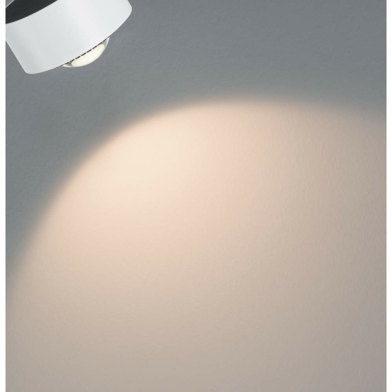 Paulmann URail LED Schienenspot Aldan II 8W 498lm 2700K dimmbar weiß schwarz (LED fest verbaut)