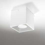 famlights | Deckenaufbaustrahler Alicia aus Aluminium in Weiß GU10 max. 40W