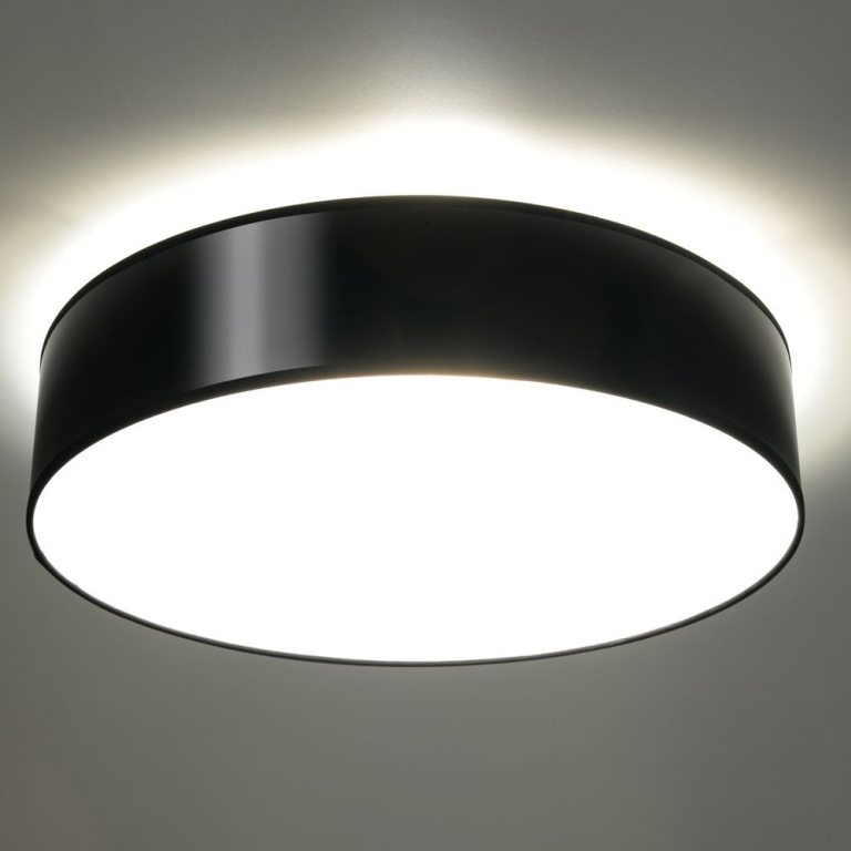 famlights famlights | Deckenleuchte Annalena in Schwarz E27 max. 3 x 60W 450 mm