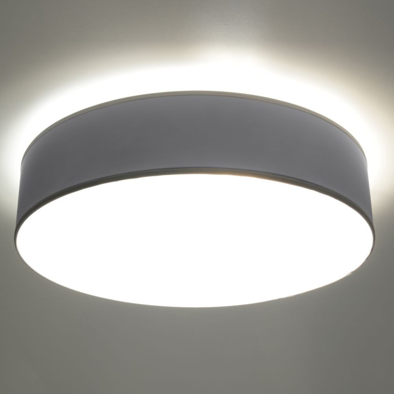 famlights famlights | Deckenleuchte Annalena in Silber E27 max. 3 x 60W 450 mm