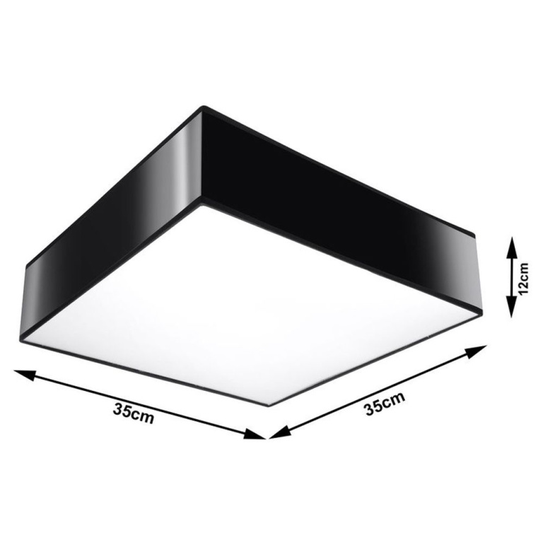 famlights famlights | Deckenleuchte Corinna in Schwarz E27 max. 2 x 60W