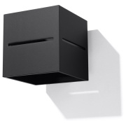 famlights | Wandleuchte Esther aus Aluminium in Schwarz G9 max. 40W