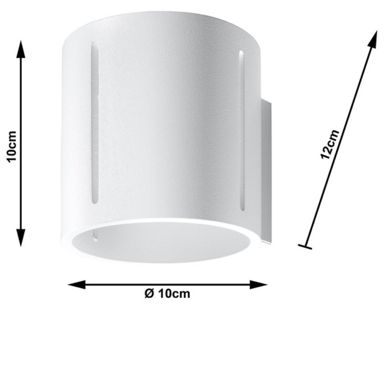 famlights famlights | Wandleuchte Yannis aus Aluminium in Weiß G9 max. 40W