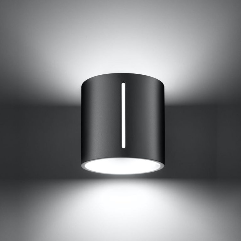 famlights famlights | Wandleuchte Yannis aus Aluminium in Grau G9 max. 40W