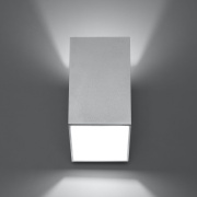 famlights | Wandleuchte Jennifer aus Aluminium in Weiß G9 1 x 40 W