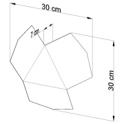 famlights | Wandleuchte Josephine aus Stahl in Weiß G9 2 x 40 W