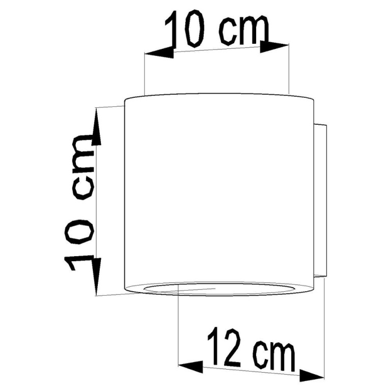 famlights famlights | Wandleuchte Christina aus Beton in Weiß G9 1 x 40 W