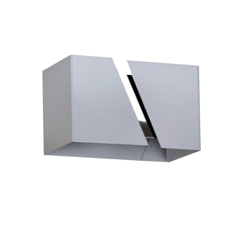 famlights famlights | Wandleuchte Oskar aus Metall in Grau G9 max.20W