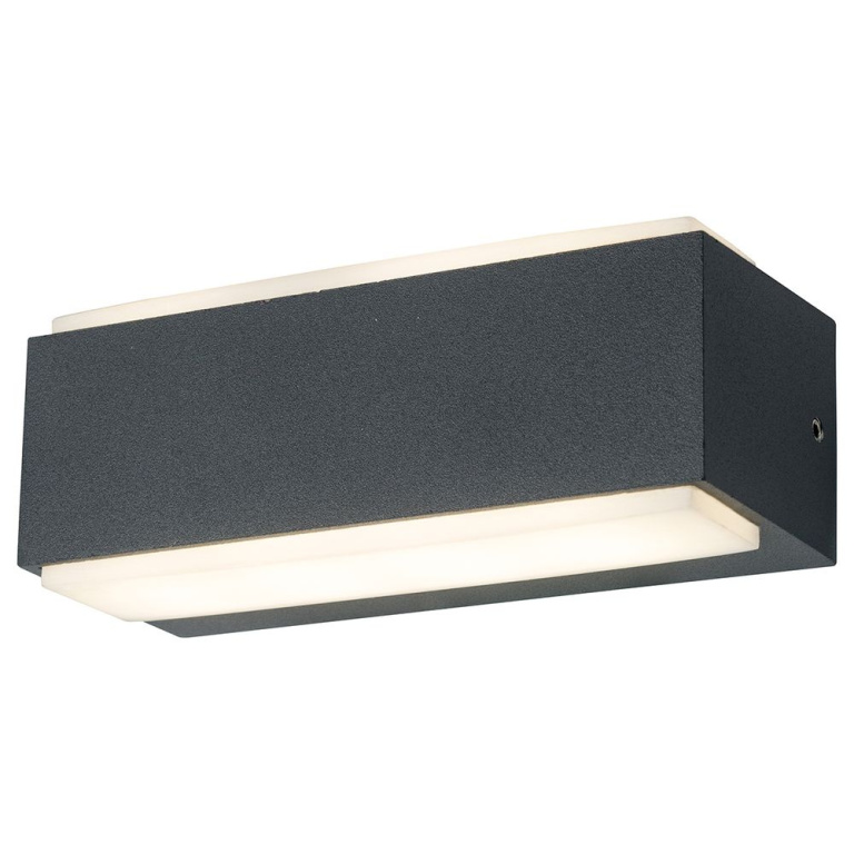 famlights famlights | LED Wandleuchte Scarlett in Anthrazit 2x 3,5W 350lm IP65