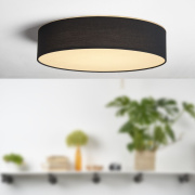 famlights | LED Deckenleuchte Mick in Schwarz 3000k 450 mm