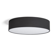 famlights | LED Deckenleuchte Mick in Schwarz 3000k 450 mm