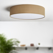 famlights | LED Deckenleuchte Mick in Braun 3000k 450 mm