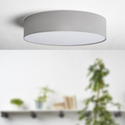 famlights | LED Deckenleuchte Mick in Grau 3000k 450 mm