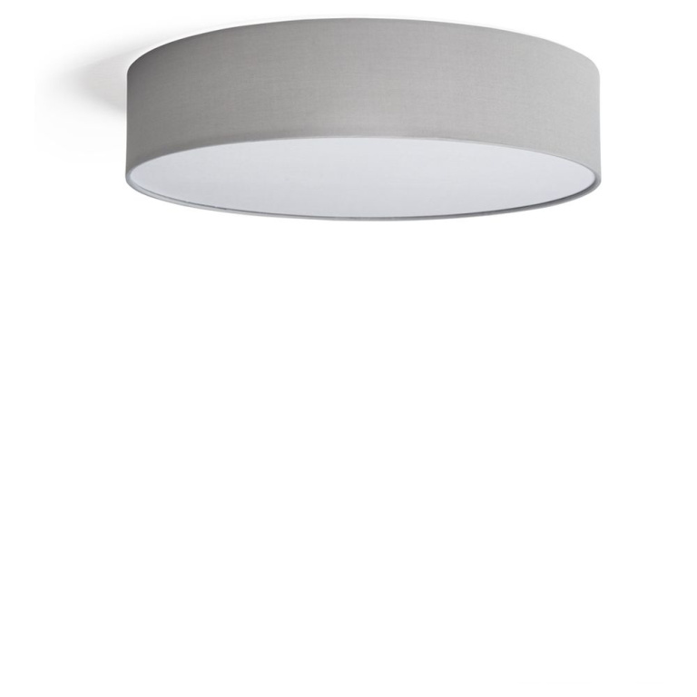 famlights famlights | LED Deckenleuchte Mick in Grau 3000k 450 mm dimmbar