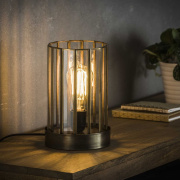 famlights | Tischleuchte Magnus in Bronze E27 170mm