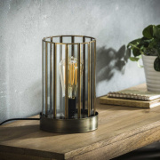 famlights | Tischleuchte Magnus in Bronze E27 170mm