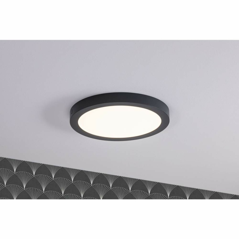 Paulmann LED Panel Abia rund 300mm 22W 2.700K Dunkelgrau