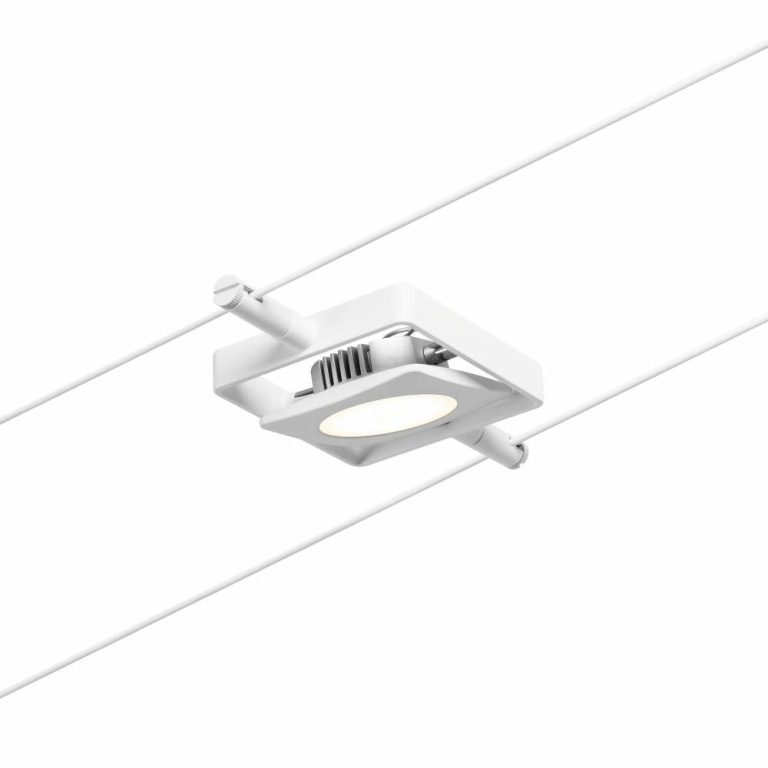 Paulmann LED Seilsystem MacLED Basisset 5x250lm 5x4,5W 3000K 230/12V Weiß/Chrom